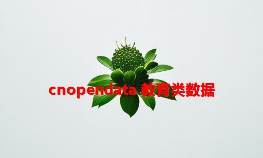 CnOpenData 教育类数据